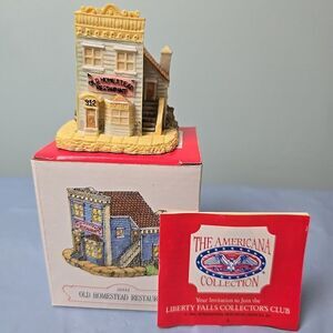 Village‎ Americana #AH44 Liberty Falls Old Homestead Restaurant  1993 Holiday